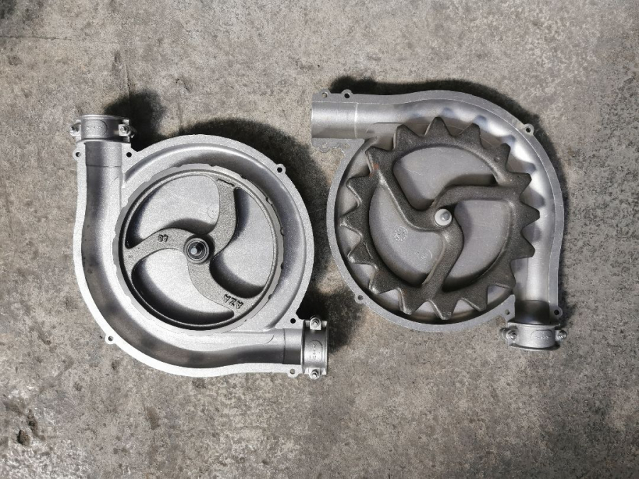 Flywheels and curves for solid transportation SAHIVO